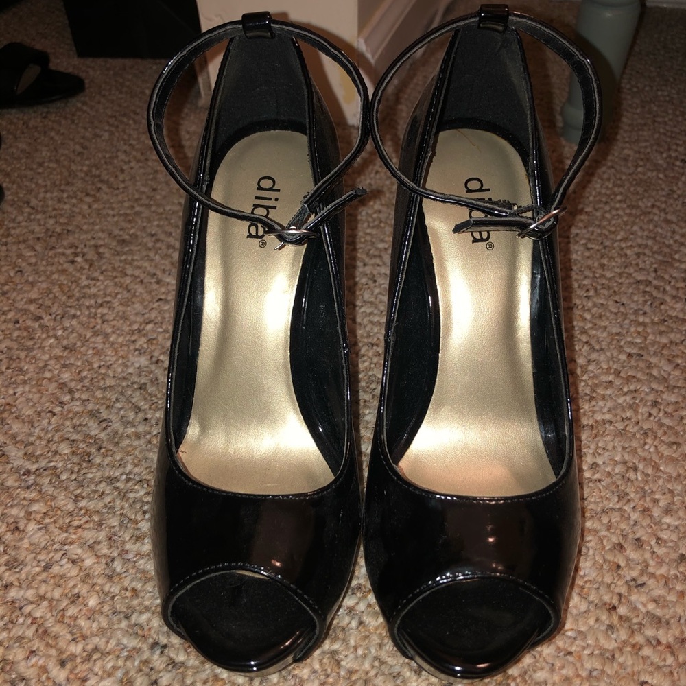 Black heels